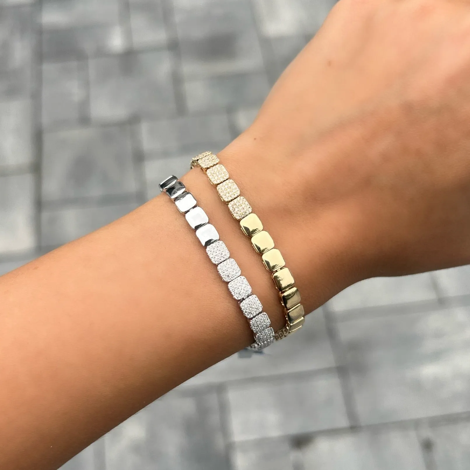 14K GOLD DIAMOND CARSON BRACELET