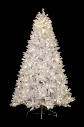 15' Classic White Pre-Lit Tree with Warm White lights