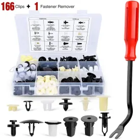 167 Pcs Bumper Retainer Clips Car Push Retainer Kit