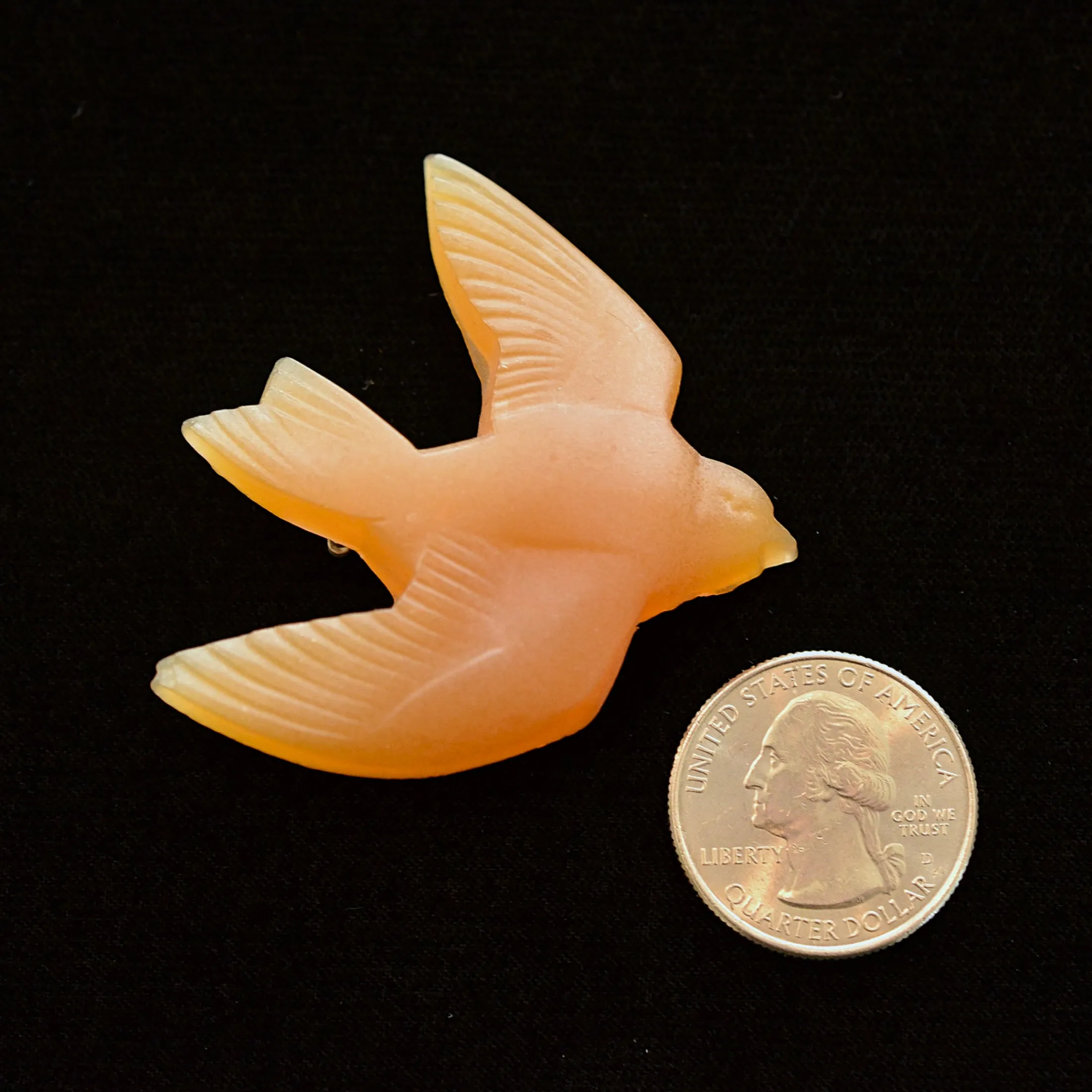 1970s Vintage Bird Brooch