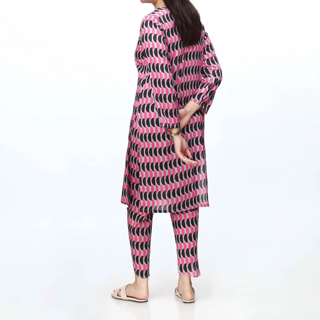 2PC- Unstitched Digital Printed Lawn Suit PS4841