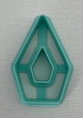 3D Printed Polymer Clay Cutter - Hollow #4 Flat Bottom Kite