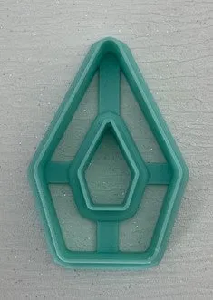 3D Printed Polymer Clay Cutter - Hollow #4 Flat Bottom Kite