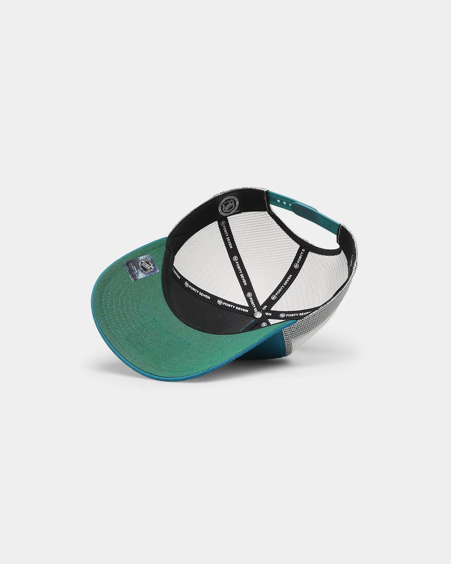 47 Brand Anaheim Ducks 'Ducks' Heysen Mesh '47 MVP DT Snapback Dark Teal