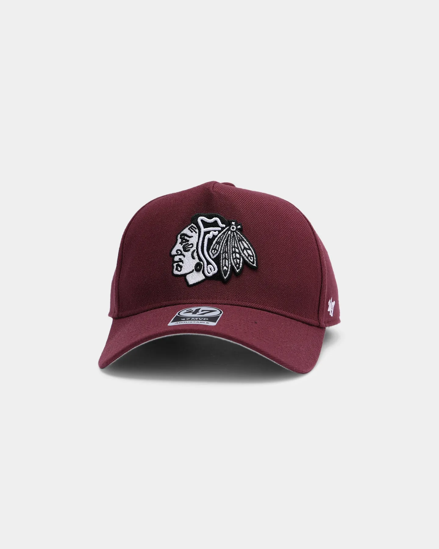 47 Brand Chicago Blackhawks MVP DT Snapback Dark Maroon