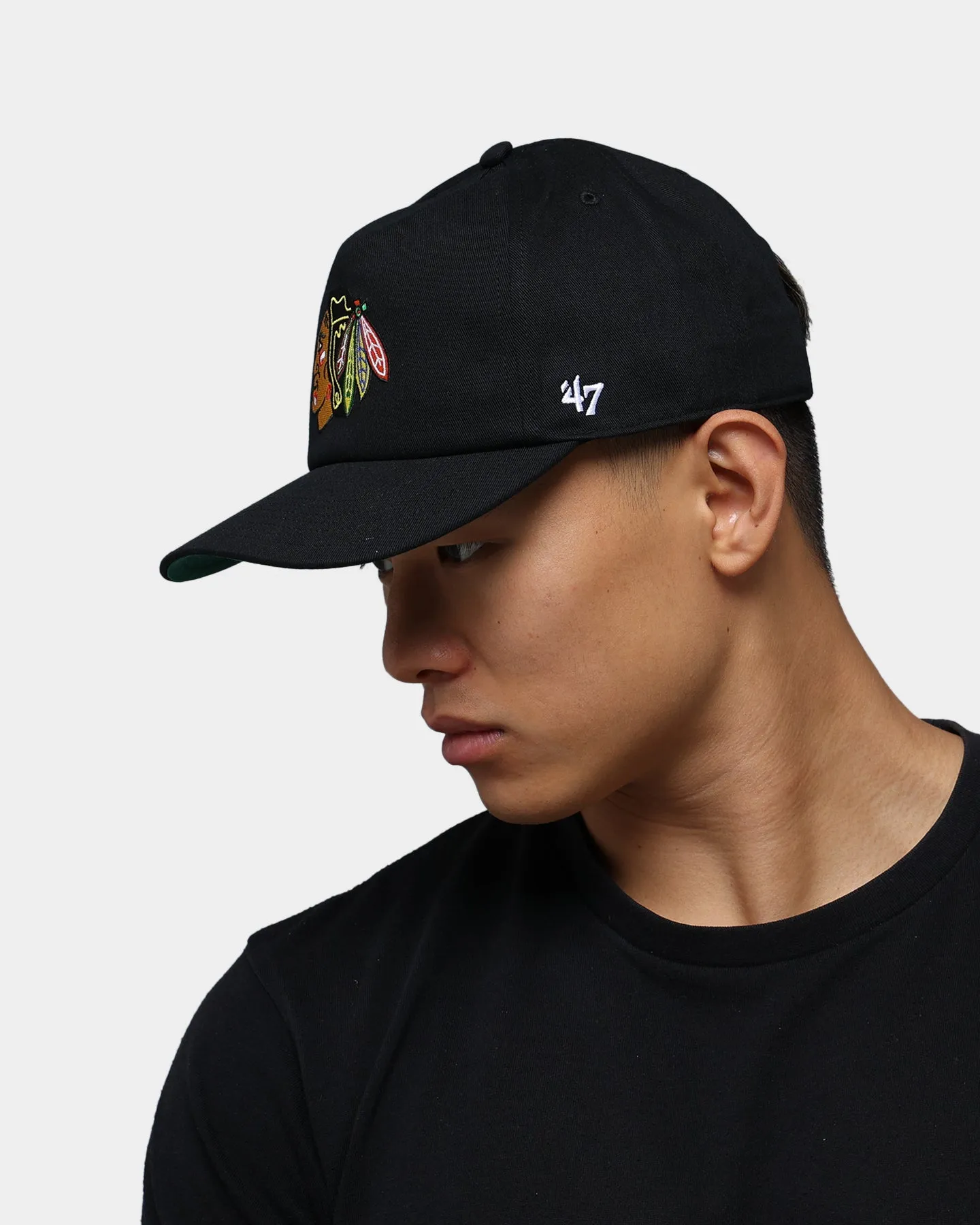 47 Brand Chicago Blackhawks Nantasket Snapback Black