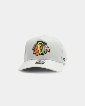 47 Brand Chicago Blackhawks Replica MVP DT Snapback Grey