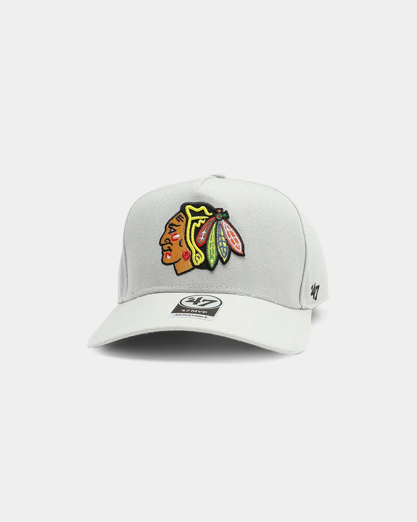 47 Brand Chicago Blackhawks Replica MVP DT Snapback Grey