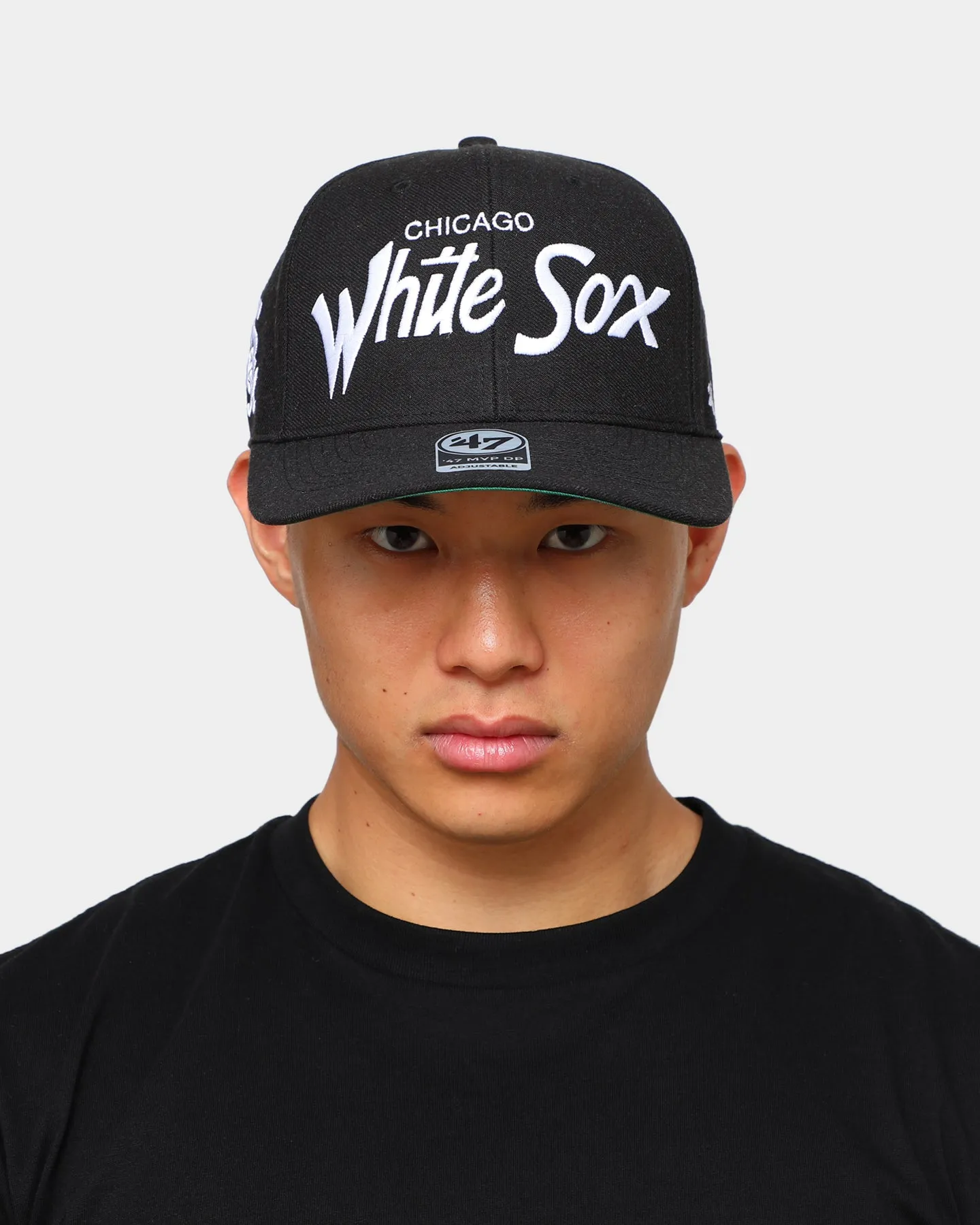 47 Brand Chicago White Sox Script MVP DP Snapback Black