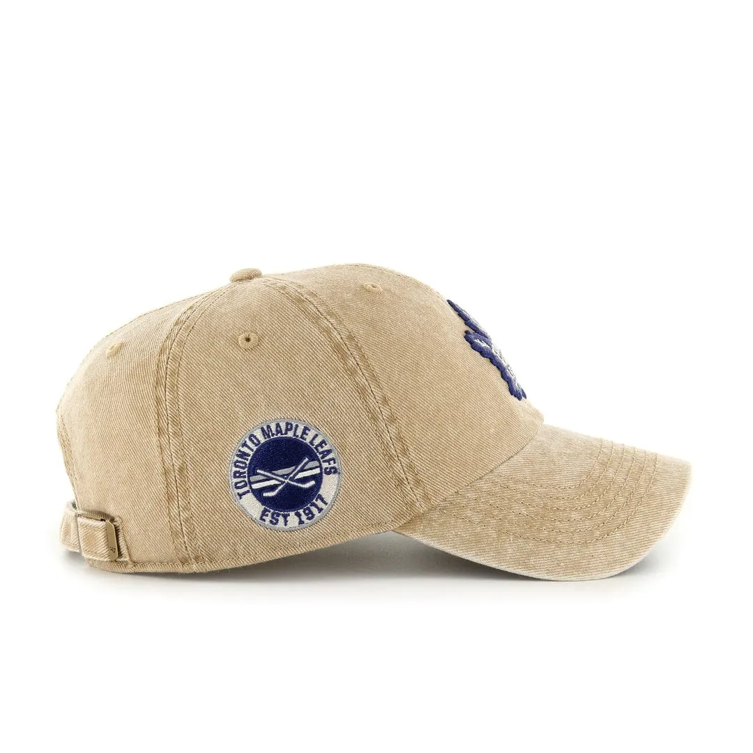 47 Brand NHL Earldor Clean Up  Adjustable Hat - Toronto Maple Leafs