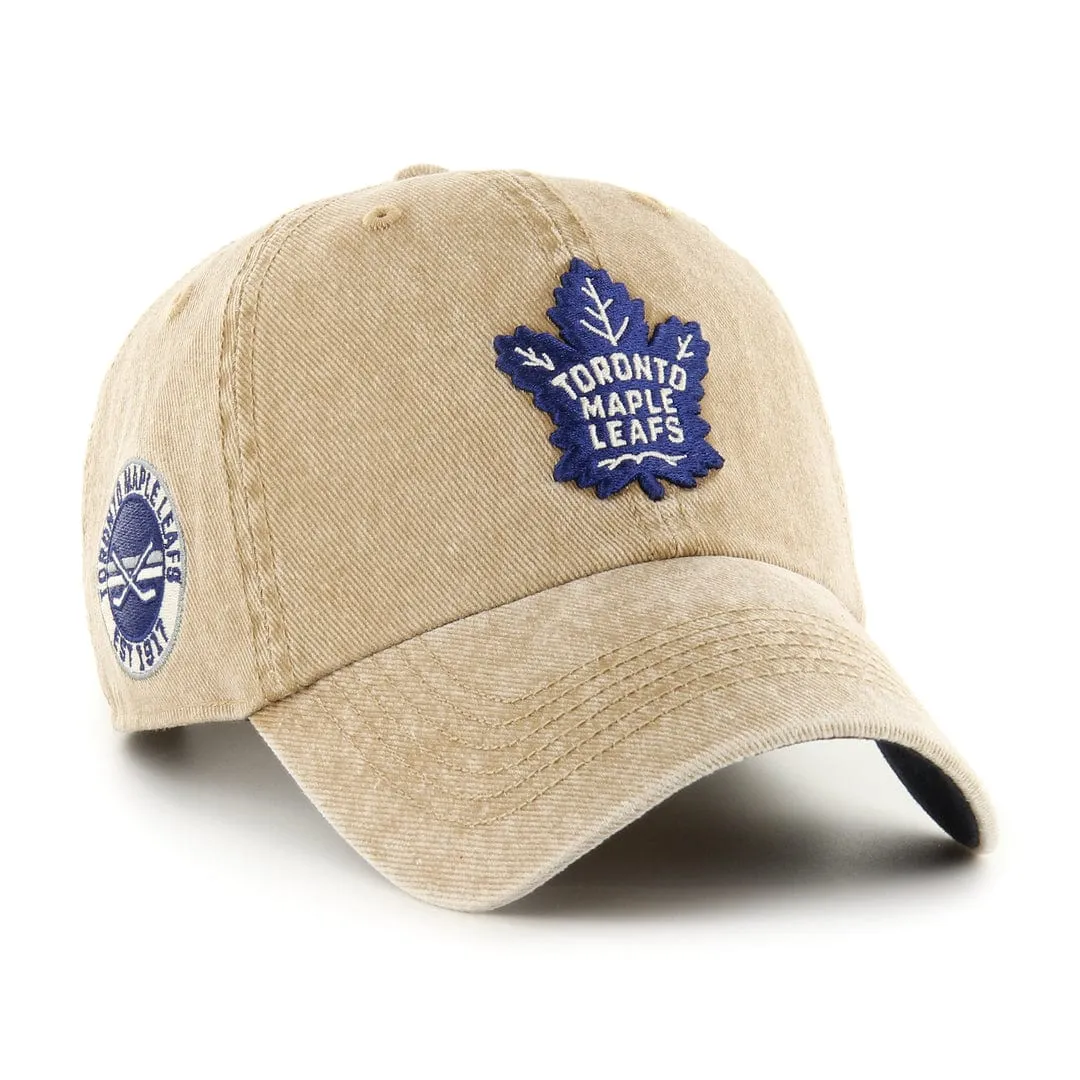 47 Brand NHL Earldor Clean Up  Adjustable Hat - Toronto Maple Leafs