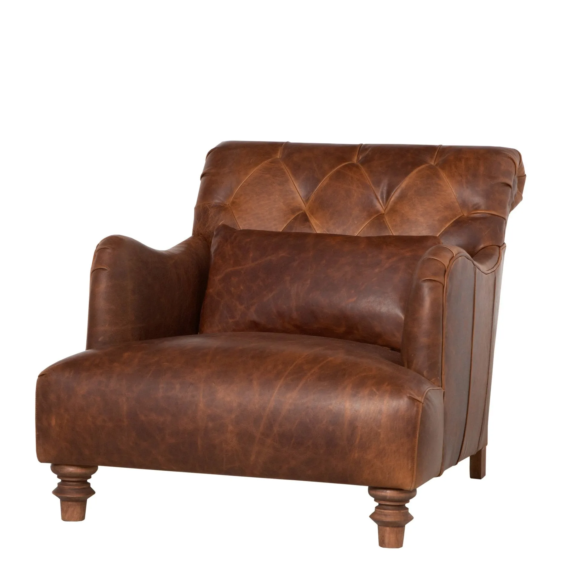 Acacia Leather Chair (Essentials)
