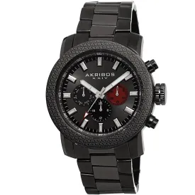 Akribos Xxiv Black Men's Watch AK684GN