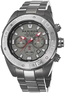 Akribos Xxiv Grey Dials Men's Watch AK656GN