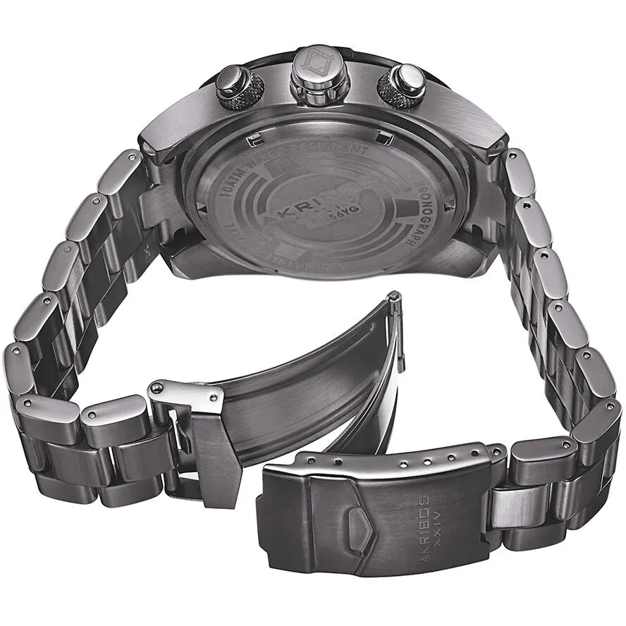 Akribos Xxiv Grey Dials Men's Watch AK656GN