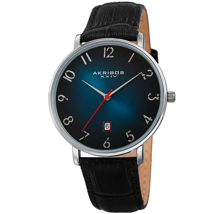 Akribos Xxiv Quartz Blue Dial Men's Watch AK1077TQ