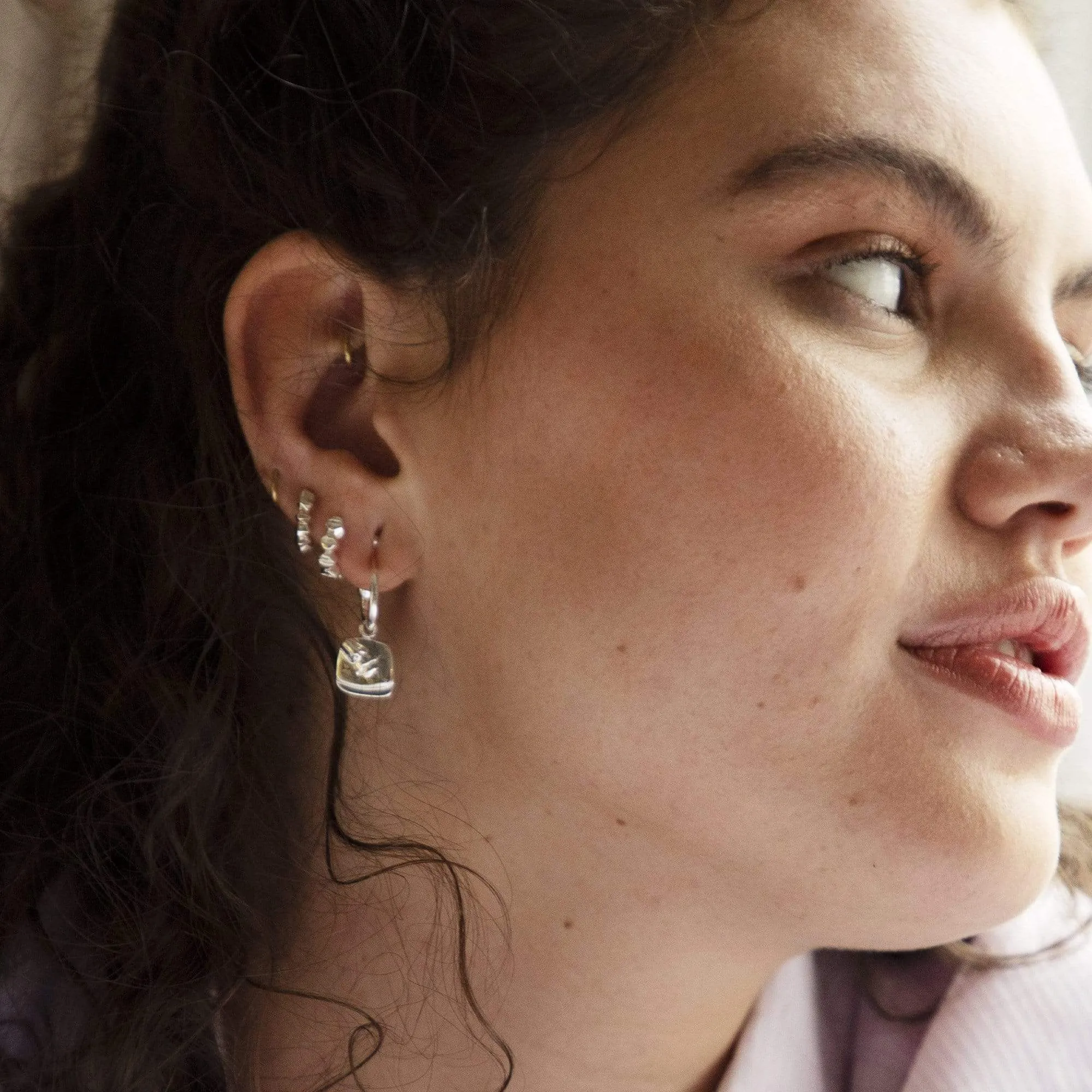 Alexa Drop Earrings Sterling Silver