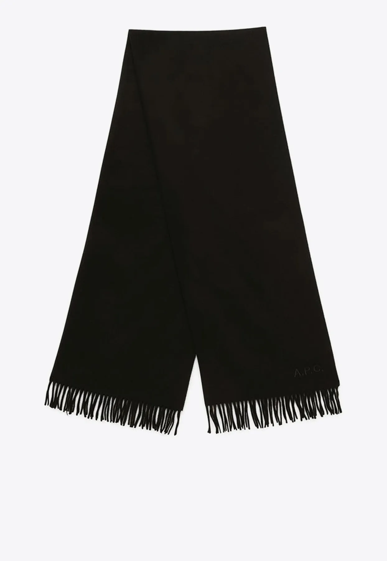 Alix Brodée Logo-Embroidered Scarf