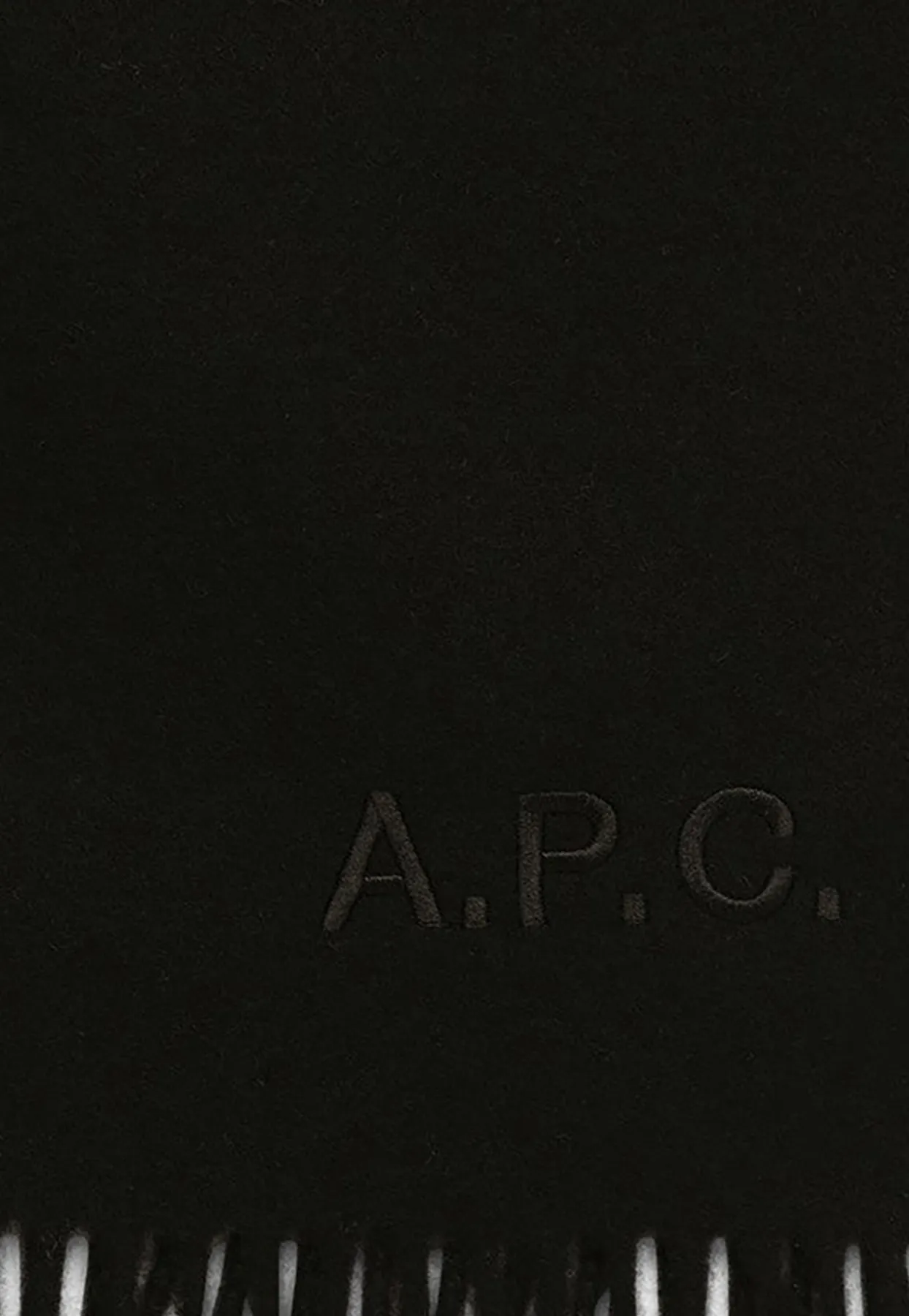 Alix Brodée Logo-Embroidered Scarf
