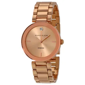 Anne Klein Rose Dial Rose Gold-tone Ladies Watch 1362RGRG