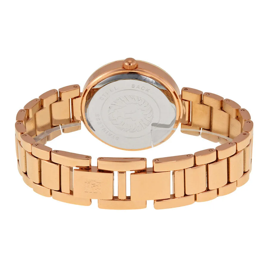 Anne Klein Rose Dial Rose Gold-tone Ladies Watch 1362RGRG