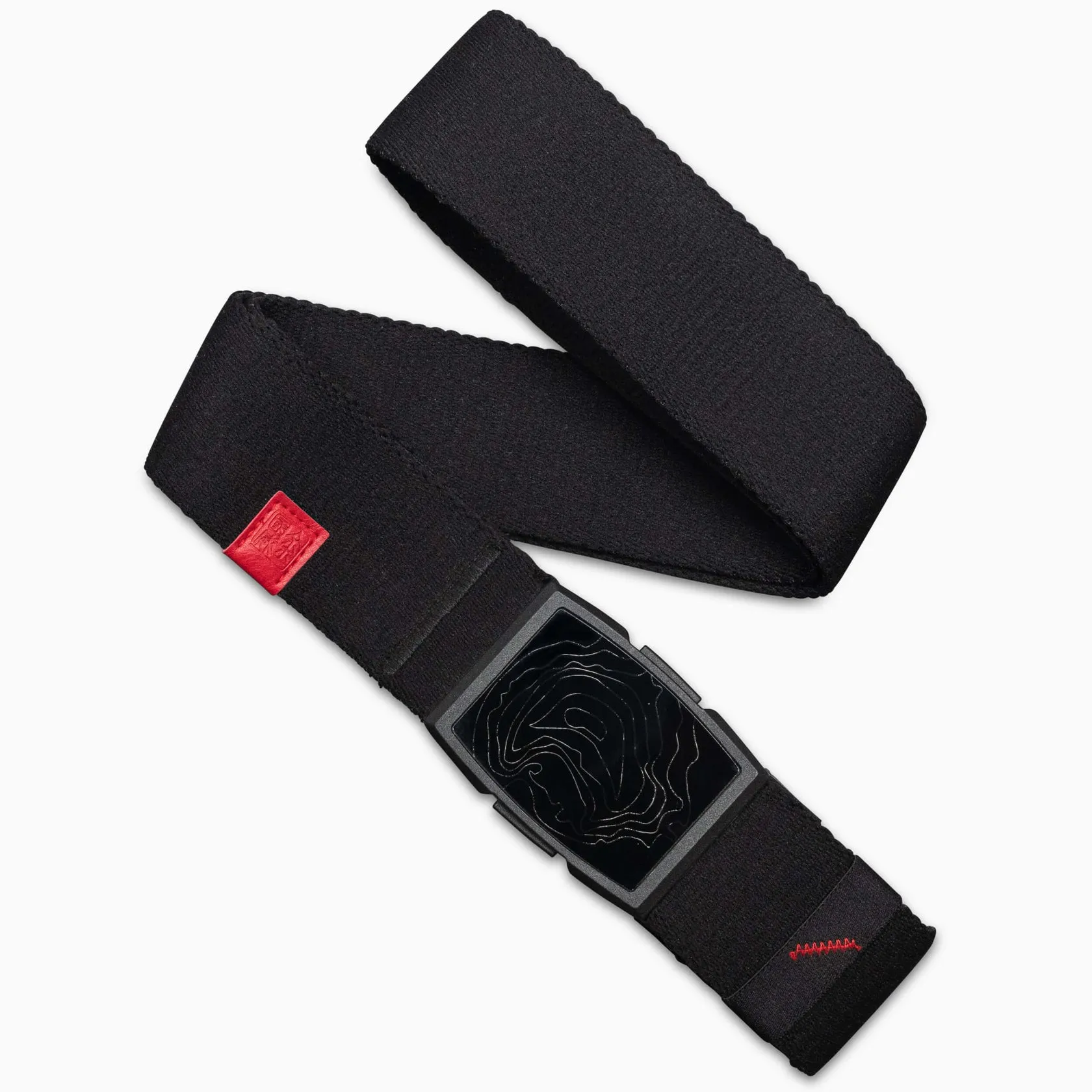 Arcade Unisex Topo Jimmy Chin Belt (Black/Red)