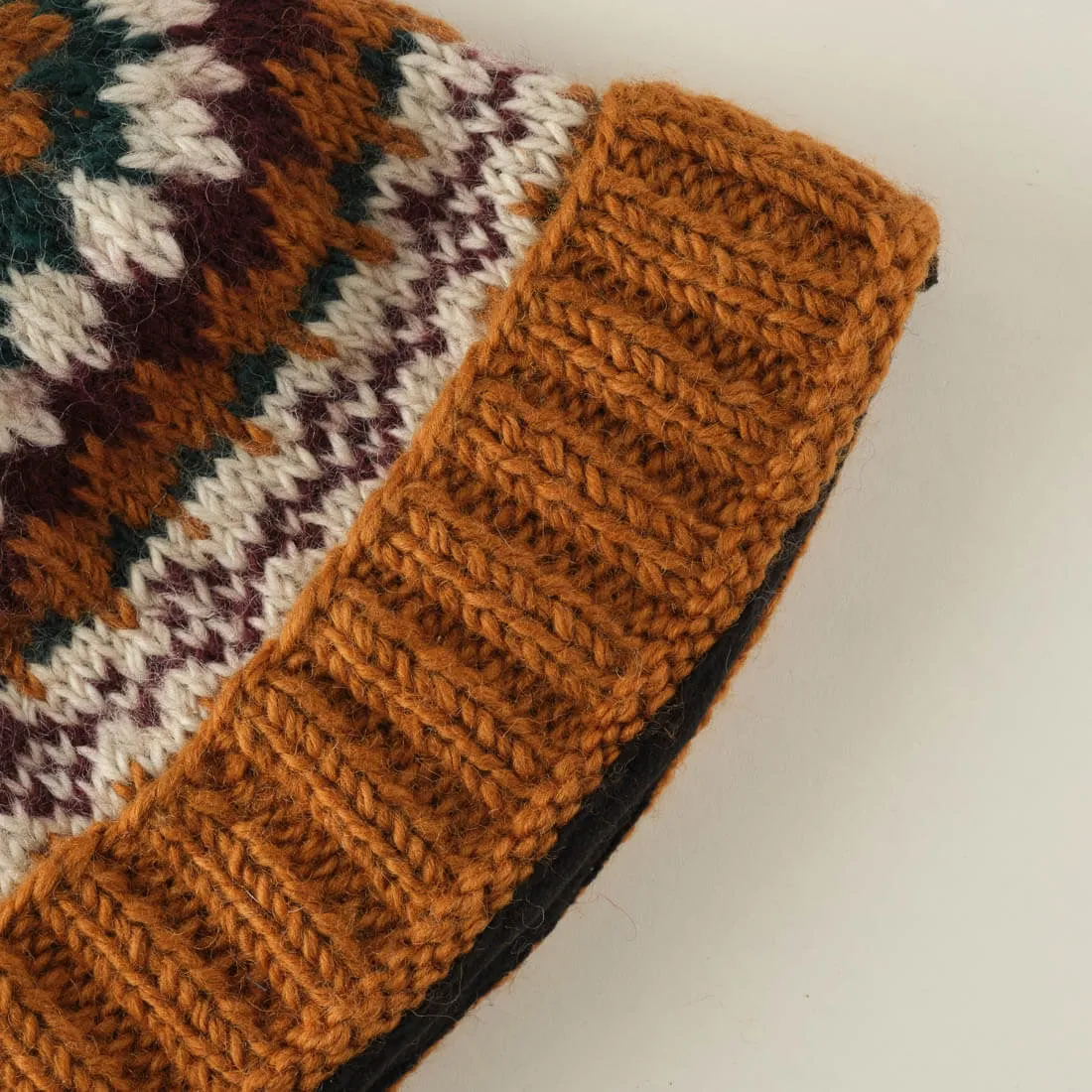 Astrid Fair Isle Wool Bobble Hat