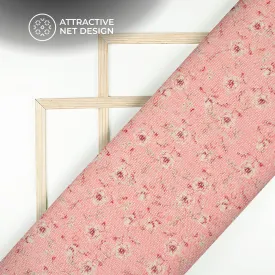 Azo Free Printed Tunisian Poly Crochet Net Fabric