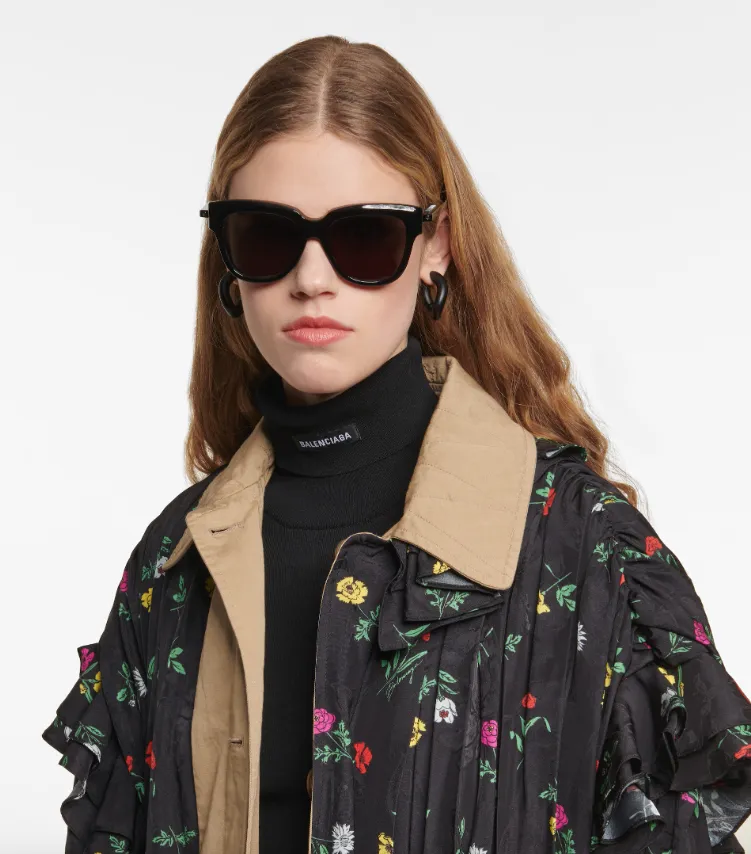 Balenciaga Eyewear oversized-frame sunglasses