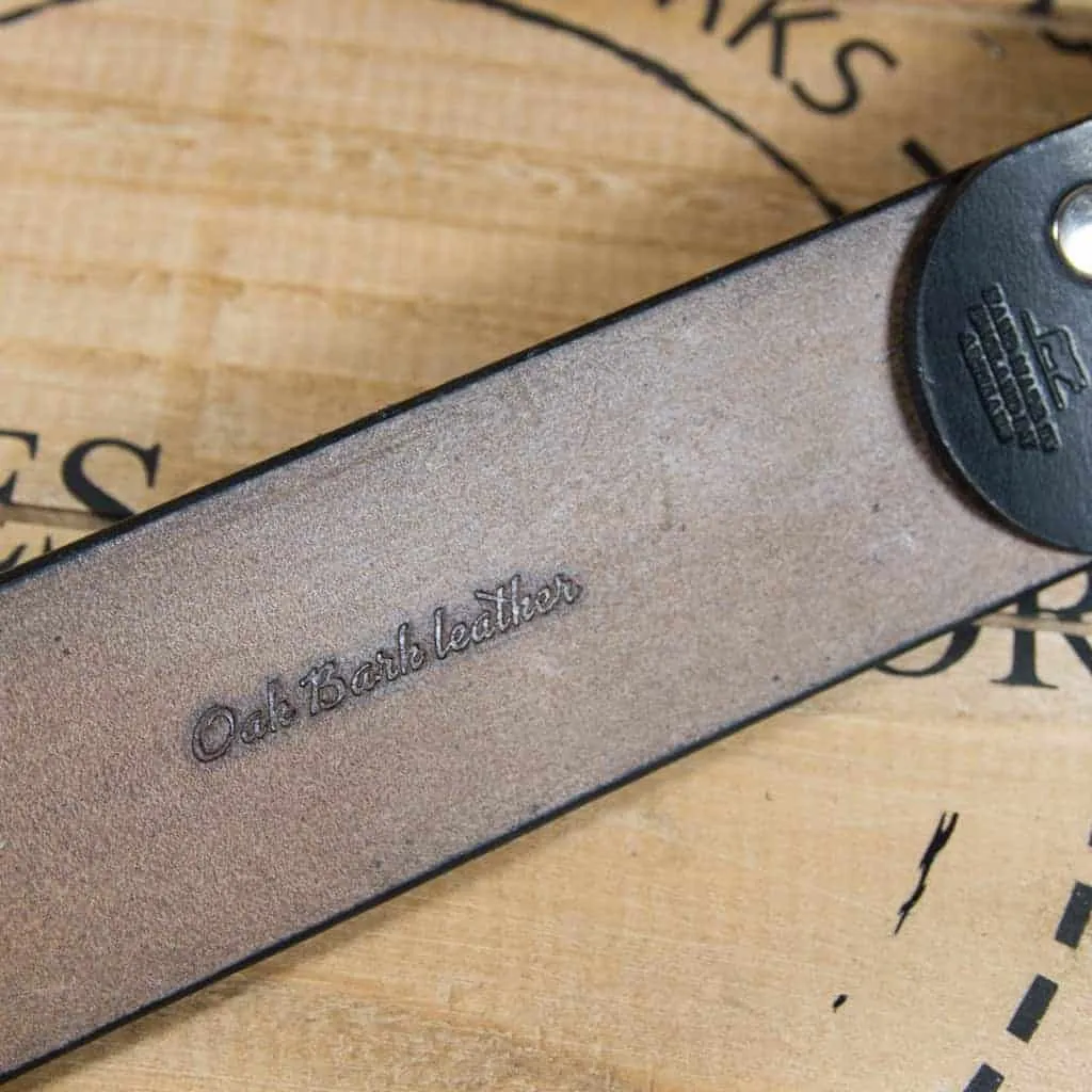 Barnes & Moore Heavyweight Belt - Oak Bark Black/Nickel