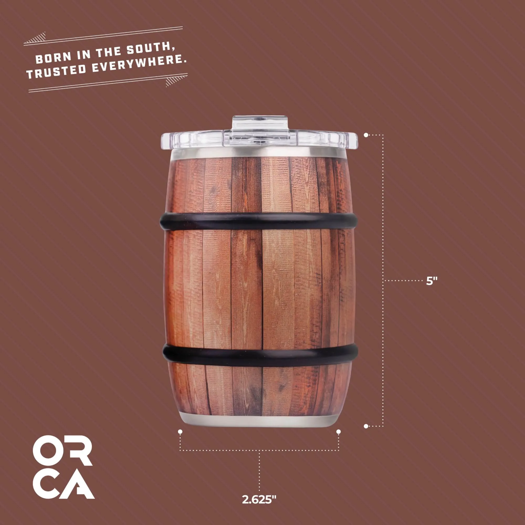 Barrel™ 12oz Oak Wood Grain