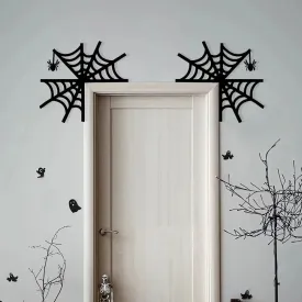 Bats Pumpkins Spider Webs Door Frame Halloween Decorative Item