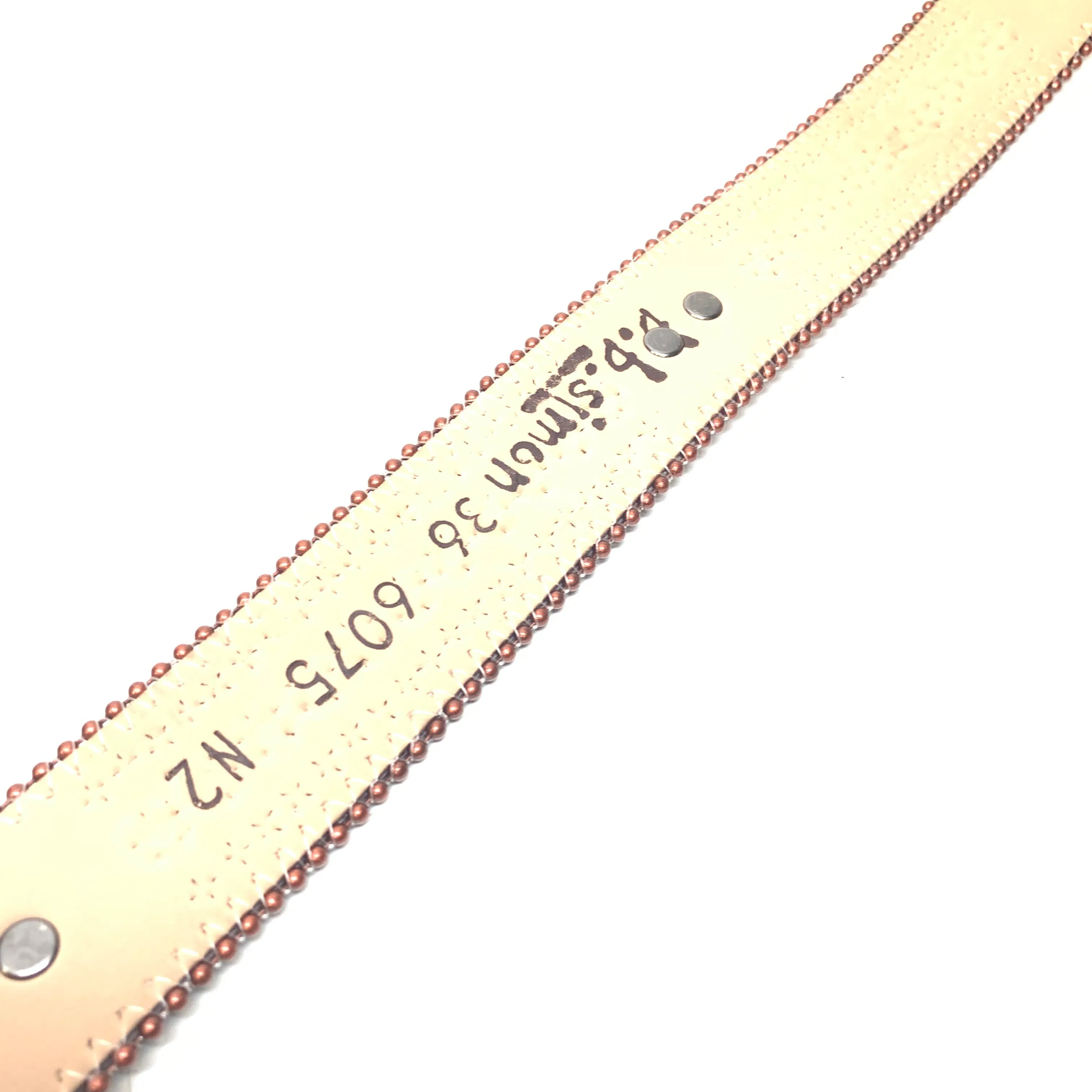 b.b. Simon Brown Bronze Studded Pony Crystal Belt