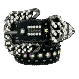 b.b. Simon Nikko Crystal Black/AB Crystal Belt