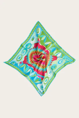 Bersaglio-Print Large Silk-Twill Carré