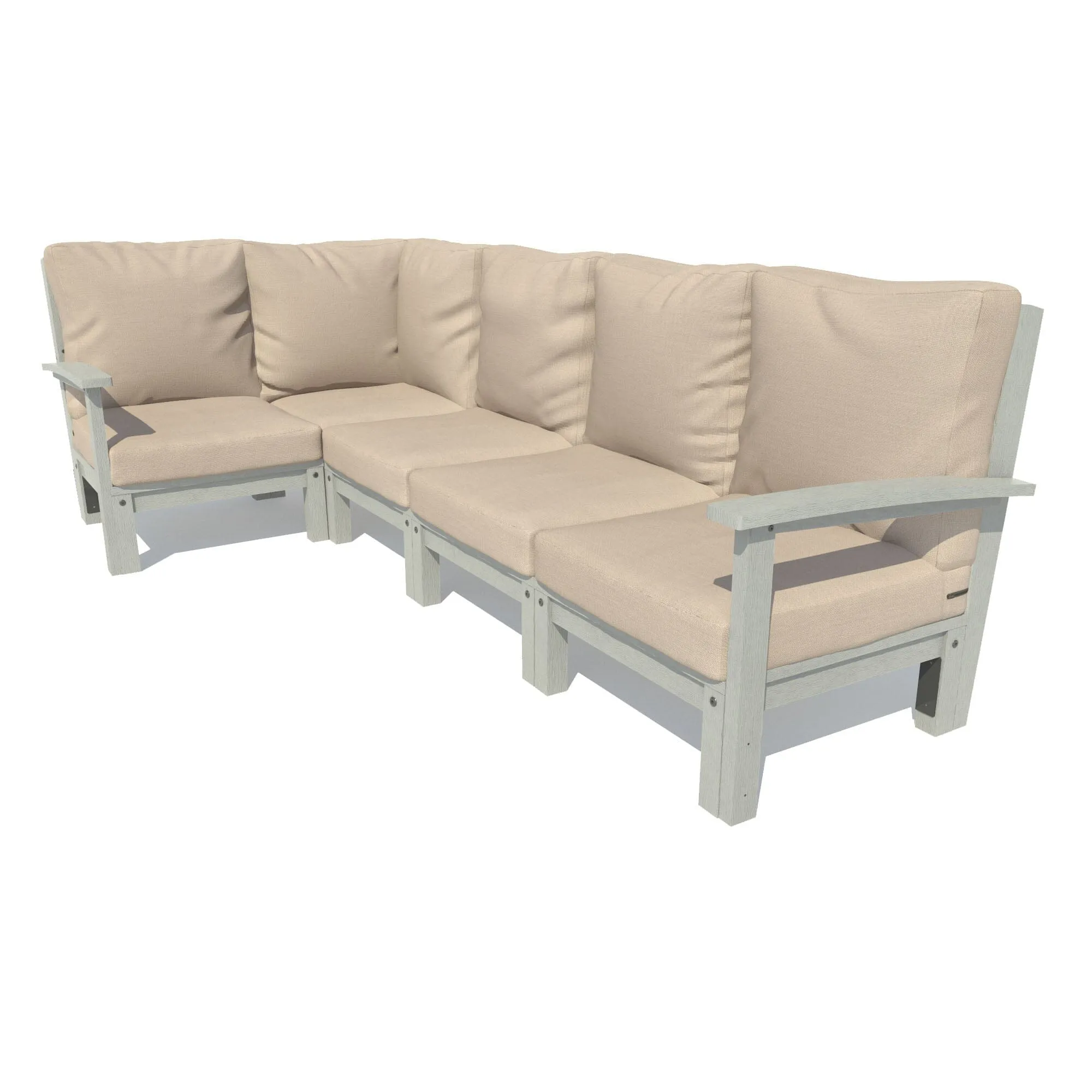 Bespoke Deep Seating: 5 Piece Sectional Set