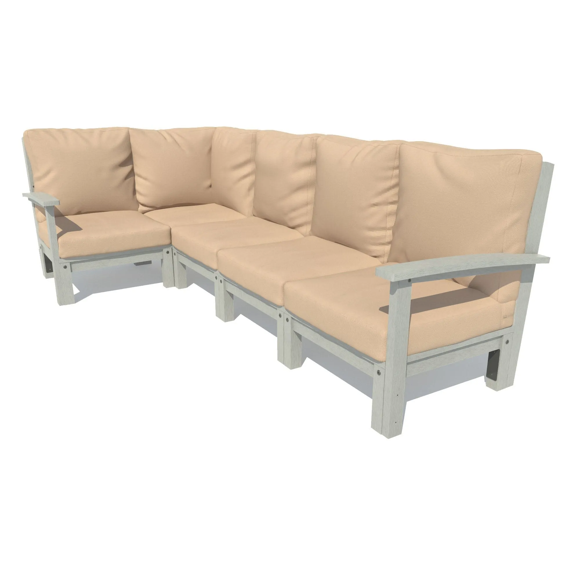 Bespoke Deep Seating: 5 Piece Sectional Set