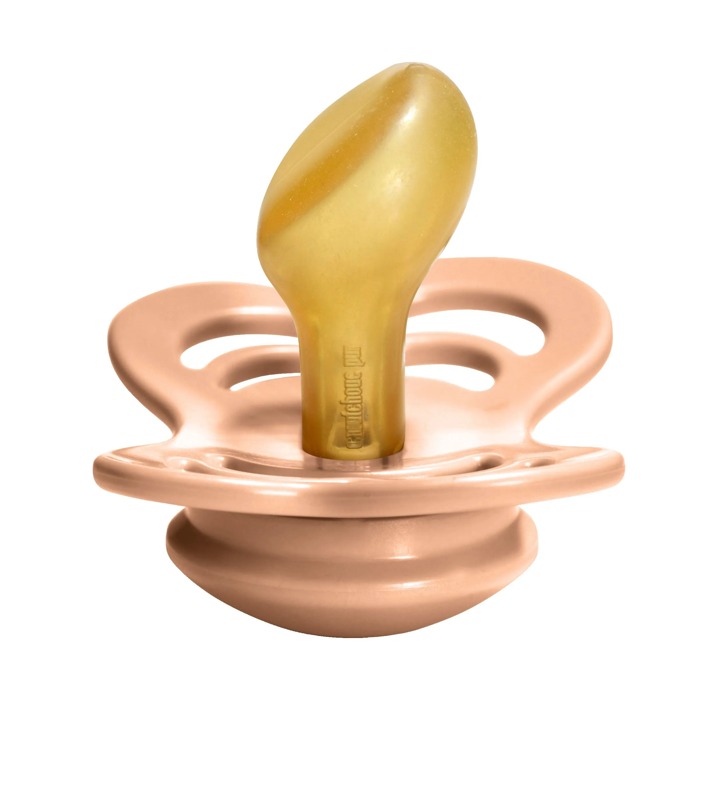 BIBS Dummies - Couture Latex Colour 2 Pk Vanilla/Peach