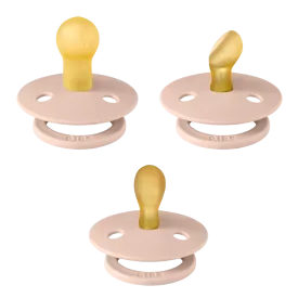 BIBS Dummies - Try-It Colour 3Pk Blush