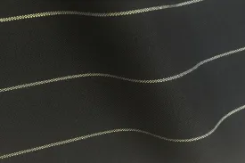 Black Wide Pin Stripe