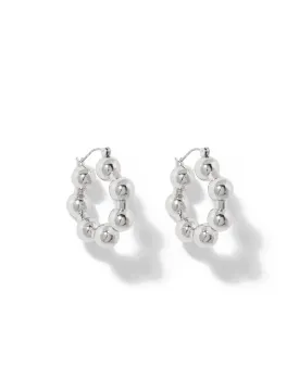 Blake Ball Hoop Earrings