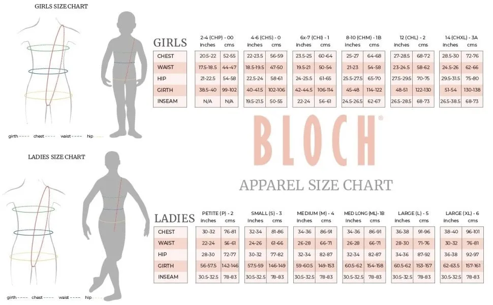 Bloch GB202C Printed Tank Biketard