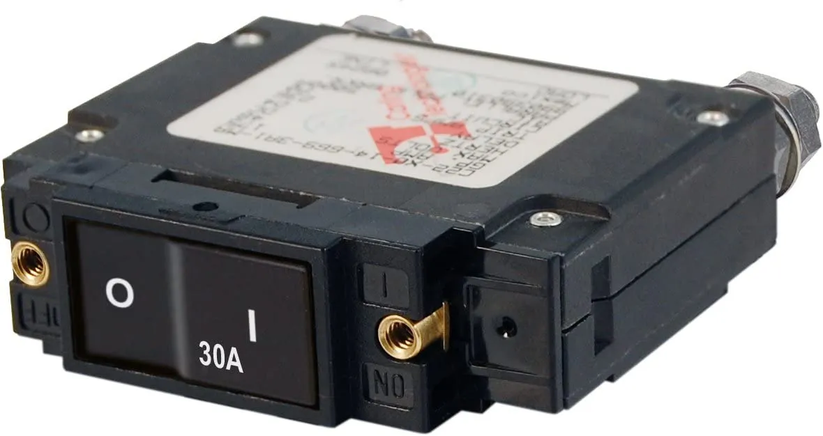 Blue Sea C-Series Single Pole Rocker Circuit Breakers