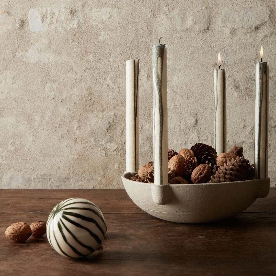Bowl Candle Holder - Ceramic