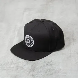 Brixton Oath III Snapback  Cap - Black