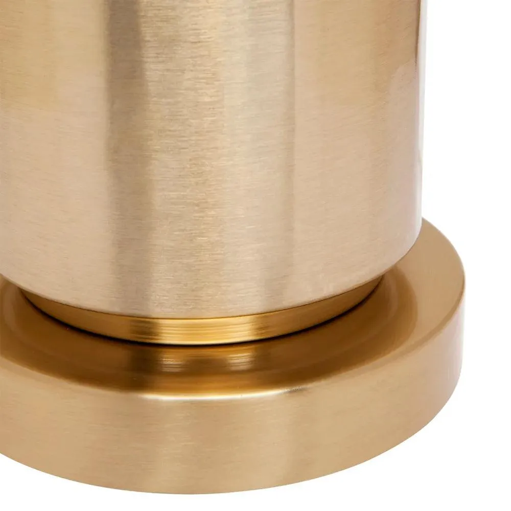 Brixton Table Lamp Gold and White 13325