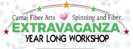 Camaj Spinning & Fiber Extravaganza workshop 12 full huge modules of everything fiber