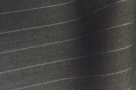Charcoal Grey With Sky Pin Stripe