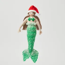 Christmas Mermaid Ornament - Light
