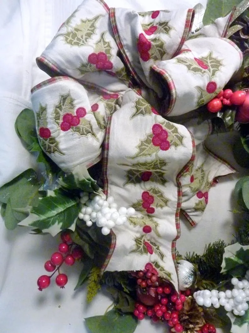 Christmas wreath, Christmas Decorations, Wreaths for the front door, fireplace wreath